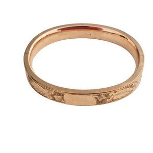 Antique FMCO Gold Filled Decorative Bangle Bracelet (GFBWC-7)